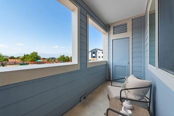 Private balcony
